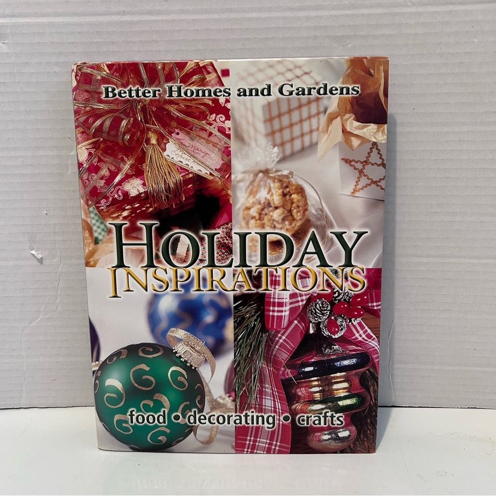 Better Homes and Garden: Holiday Inspirations HARDCOVER book